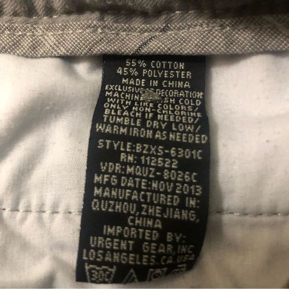 Micros Boy Walking Shorts Size 12 Gray - Picture 4 of 4